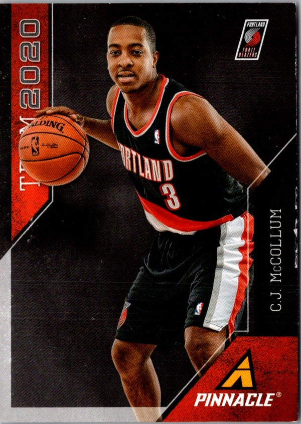 2013 Pinnacle Team 2020 Artist's Proofs Red C.J. McCollum #30