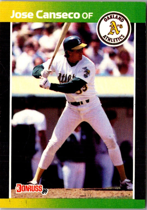 1989 Donruss Jose Canseco #91