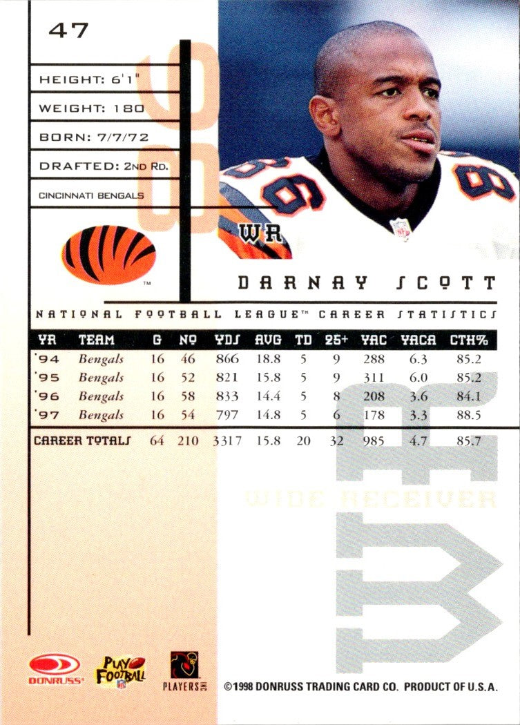 1998 Leaf Rookies & Stars Darnay Scott