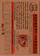 2001 Topps Heritage Germane Crowell