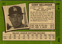 2020 Topps Heritage Cody Bellinger #257