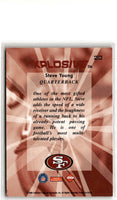 1999 Collector's Edge Fury Xplosive Steve Young #20