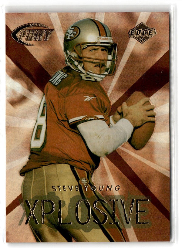 1999 Collector's Edge Fury Xplosive Steve Young #20