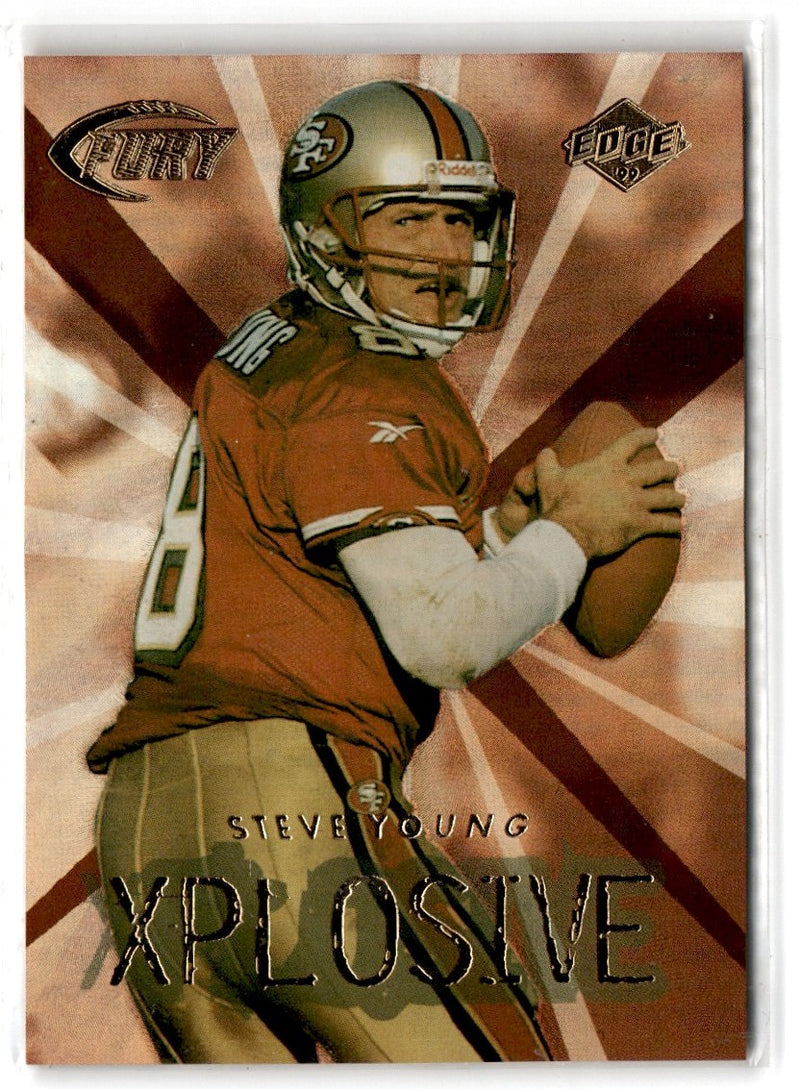 1999 Collector's Edge Fury Xplosive Steve Young