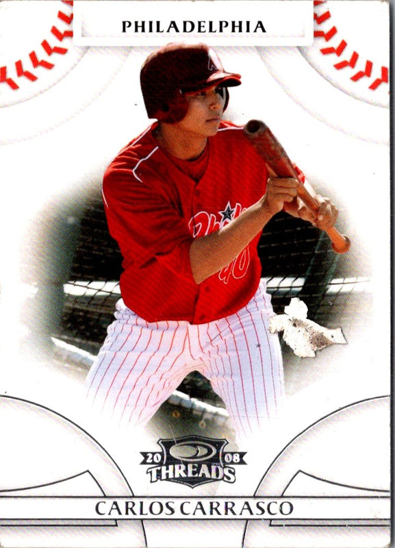 2008 Donruss Threads Carlos Carrasco #85