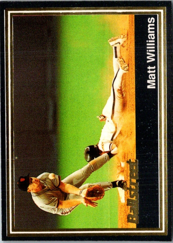 1991 Ballstreet Matt Williams #36