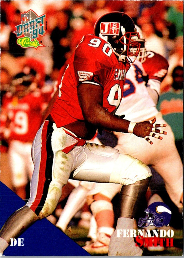 1994 Classic NFL Draft Fernando Smith #34