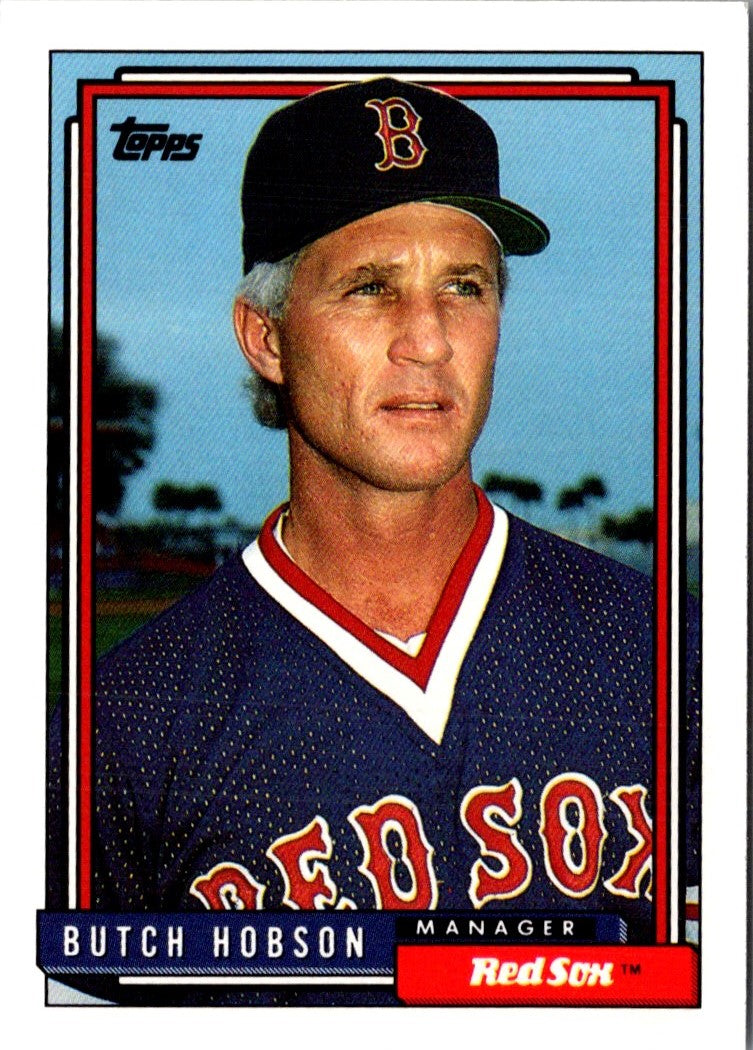 1992 Topps Traded Butch Hobson