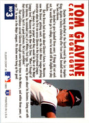 1993 Fleer Tom Glavine Career Highlights Tom Glavine