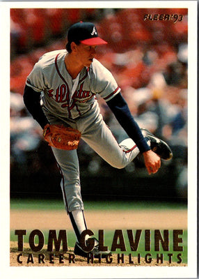 1993 Fleer Tom Glavine Career Highlights Tom Glavine #3B