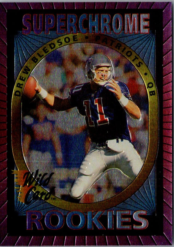 1993 Wild Card Superchrome Rookies Drew Bledsoe #34