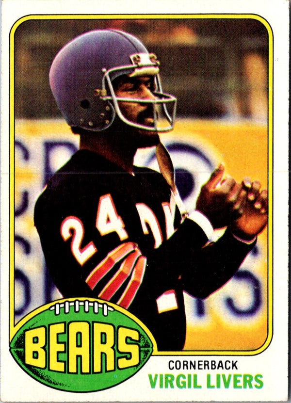 1976 Topps Virgil Livers #59 Rookie