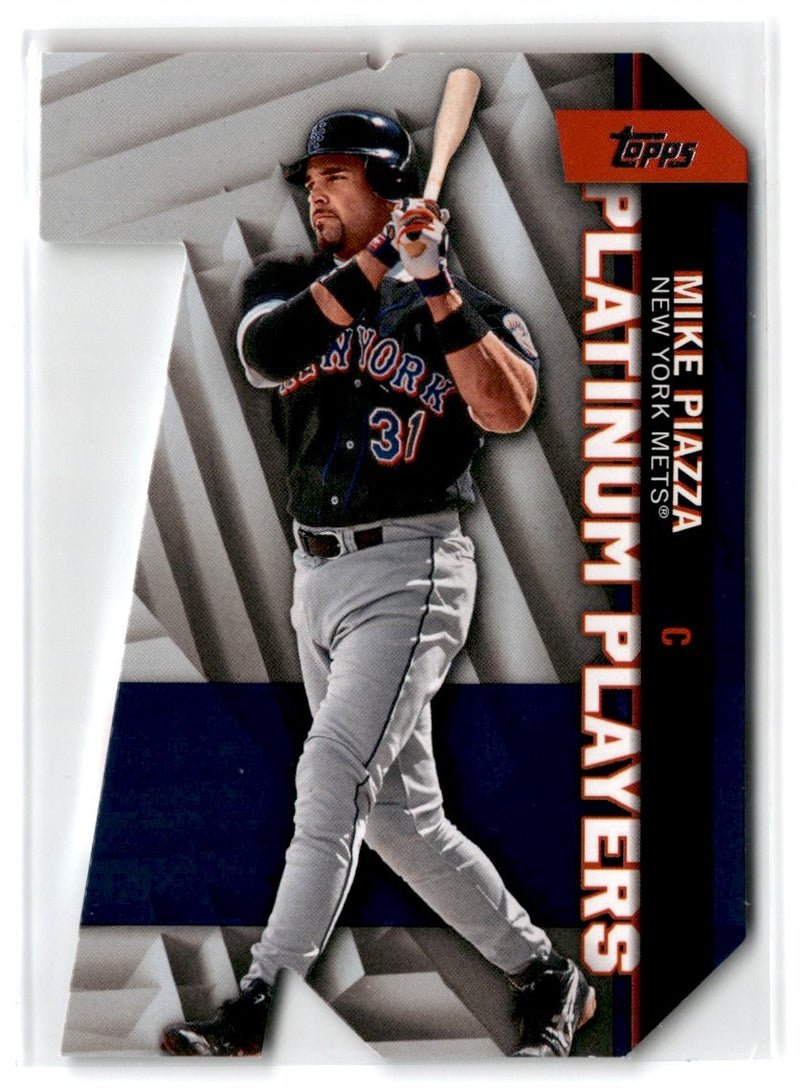 2021 Topps Platinum Players Die Cut Mike Piazza