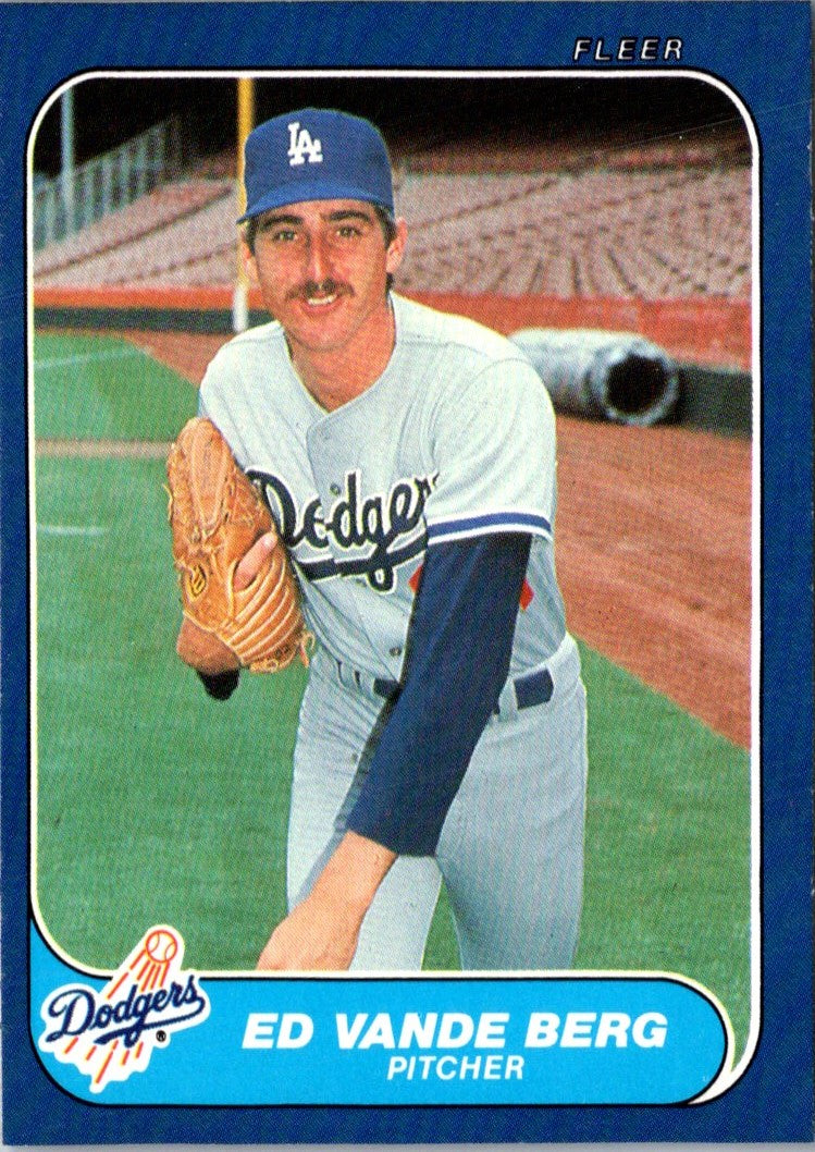 1986 Fleer Update Ed Vande Berg