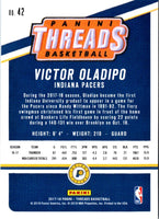 2017 Panini Threads Victor Oladipo #42