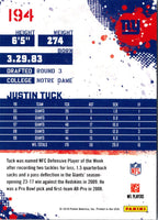 2010 Score Justin Tuck #194