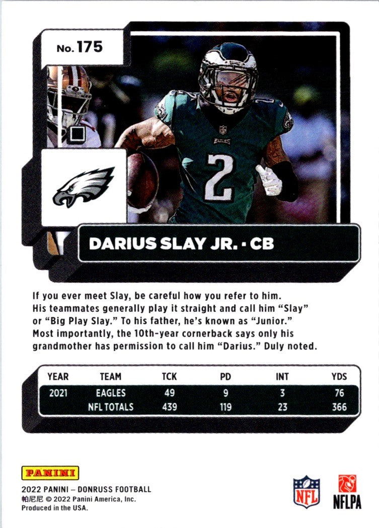 2022 Donruss Darius Slay Jr.