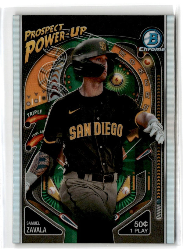 2024 Bowman Chrome Prospects Power Up Samuel Zavala #PP