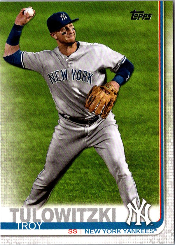 2019 Topps New York Yankees Troy Tulowitzki #NY-12