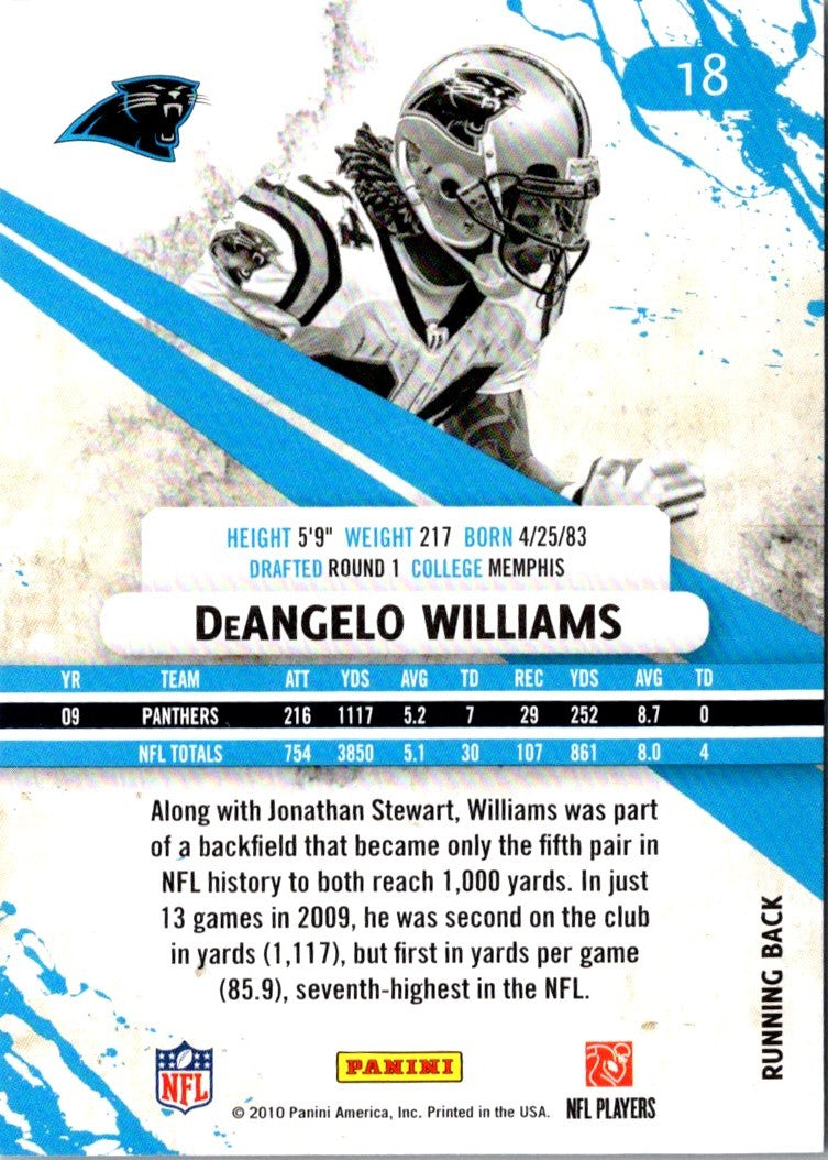 2010 Panini Rookies & Stars DeAngelo Williams