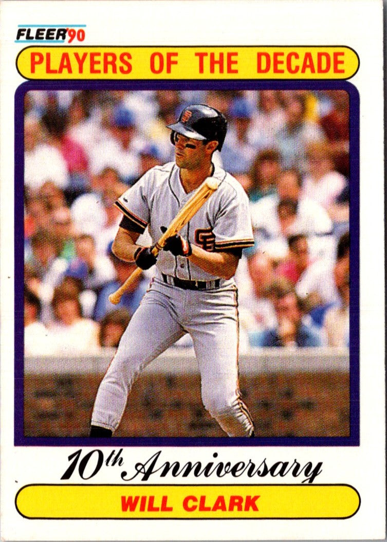 1990 Fleer Will Clark