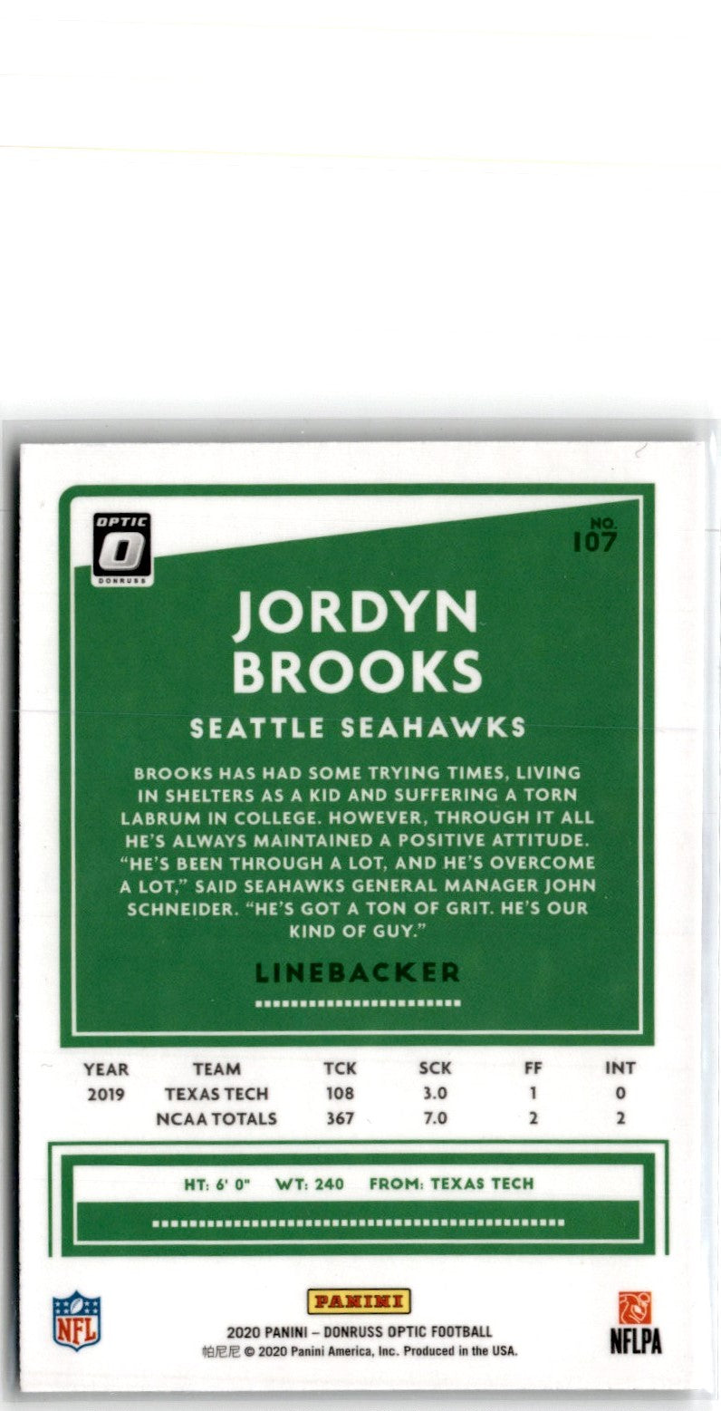 2020 Donruss Optic Jordyn Brooks