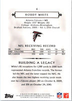 2011 Topps Gridiron Legends Roddy White #6