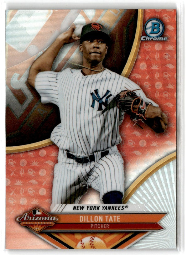 2017 Bowman Chrome 2016 Arizona Fall League Stars Dillon Tate #AFL-DT