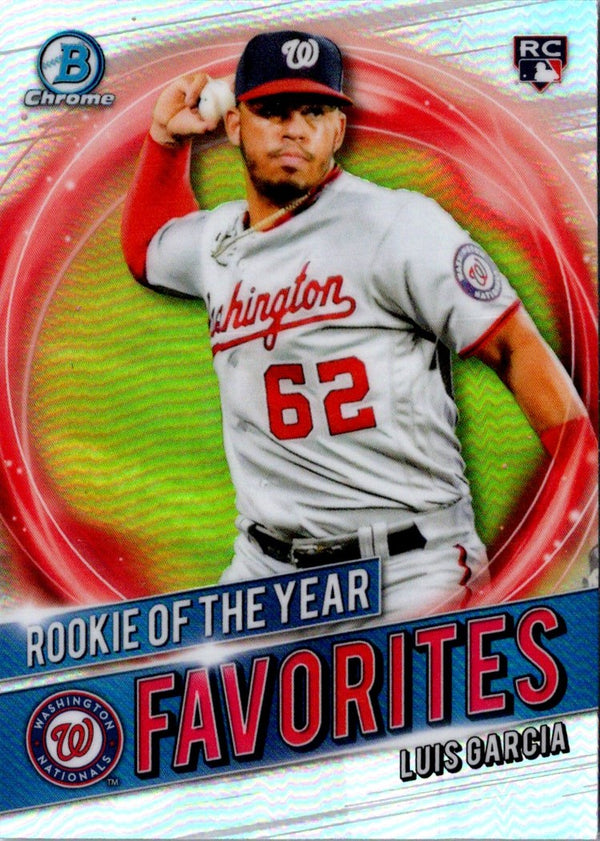 2021 Bowman Chrome Luis Garcia #74 Rookie