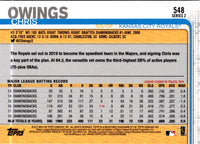 2019 Topps Chris Owings #548