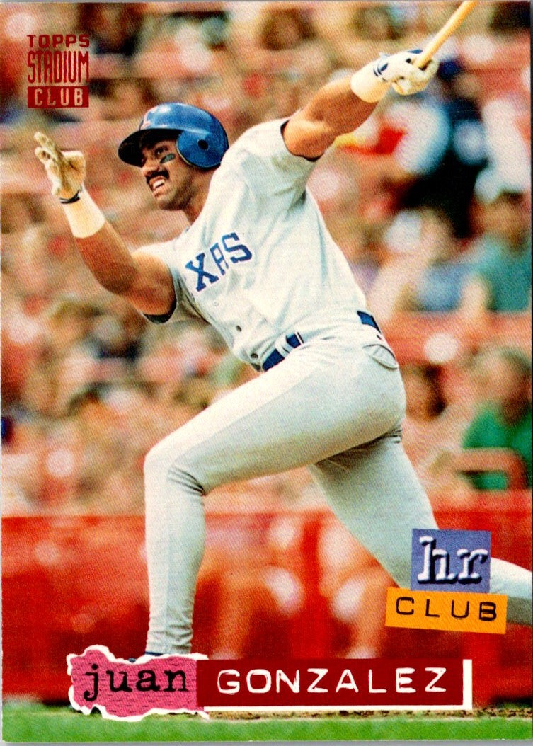 1994 Stadium Club First Day Issue Juan Gonzalez