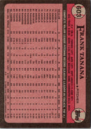 1989 Topps Frank Tanana