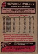 1977 Topps Howard Twilley