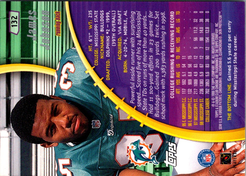 1999 Stadium Club Chrome James Johnson