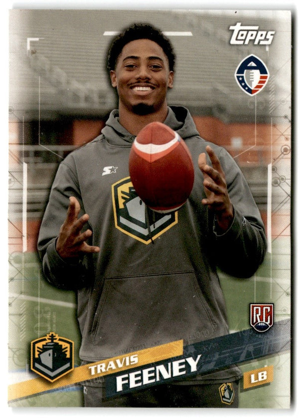 2019 Topps AAF Gold Travis Feeney #118