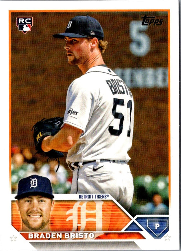 2023 Topps Update Braden Bristo #US282 Rookie