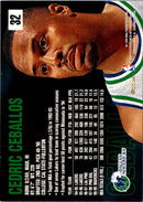 1999 SkyBox Dominion Cedric Ceballos