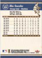2004 Fleer Tradition Alex Gonzalez #354