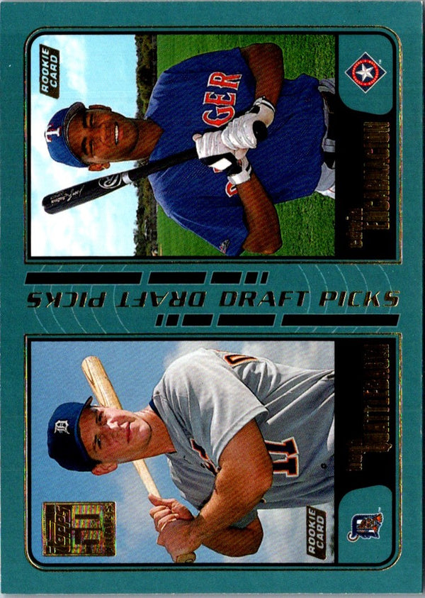 2001 Topps Hugh Quattlebaum/Edwin Encarnacion #746 Rookie