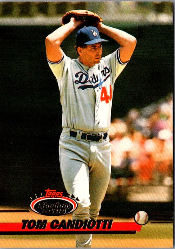 1993 Stadium Club Members Only Tom Candiotti #325