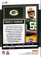 2022 Score Kingsley Enagbare #318 Rookie