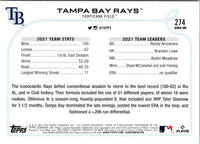 2022 Topps 1st Edition Tampa Bay Rays #274