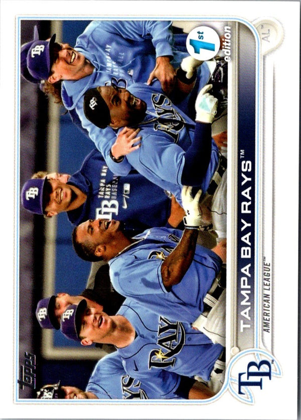 2022 Topps 1st Edition Tampa Bay Rays #274