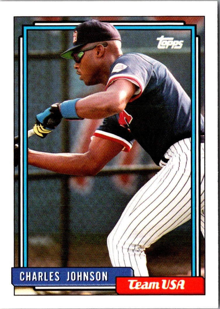 1992 Topps Traded Gold Charles Johnson