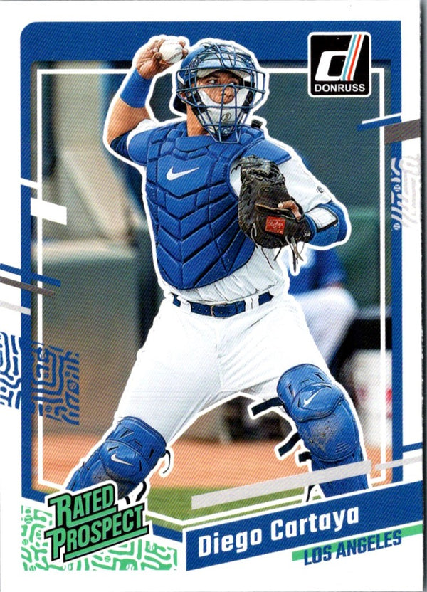 2023 Donruss Holo Blue Diego Cartaya #72