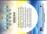 2020 Bowman Chrome Dawn of Glory Lewin Diaz #DG-11