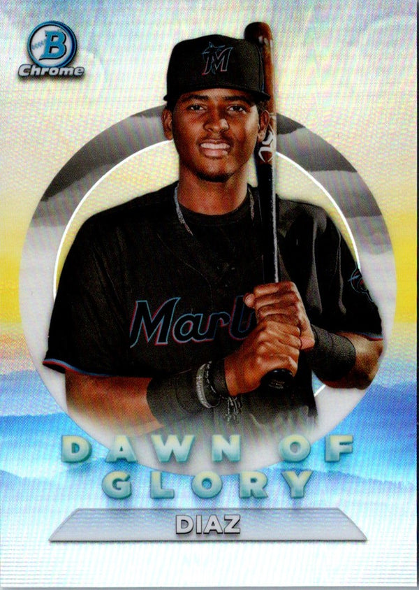 2020 Bowman Chrome Dawn of Glory Lewin Diaz #DG-11