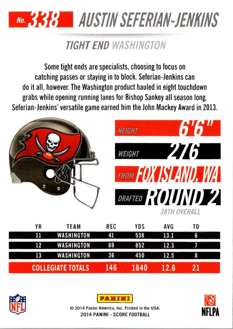 2014 Score Austin Seferian-Jenkins