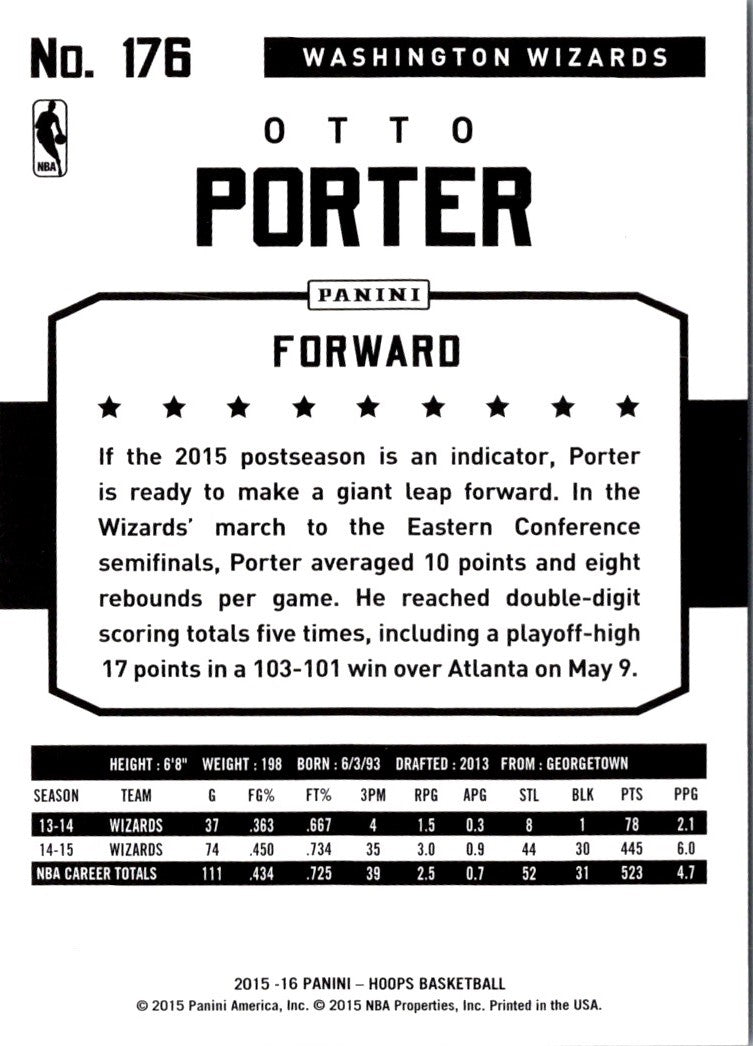 2015 Hoops Otto Porter