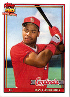 1991 Topps Ray Lankford #682